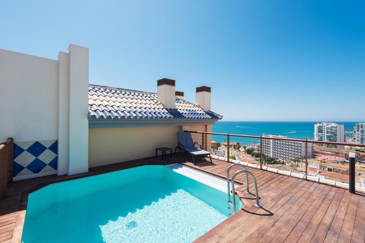 Ph Bellagio: Luxurious And Romantic Duplex Penthouse With Private Pool & Sea Views Бенальмадена Экстерьер фото
