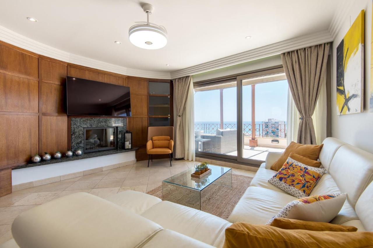 Ph Bellagio: Luxurious And Romantic Duplex Penthouse With Private Pool & Sea Views Бенальмадена Экстерьер фото